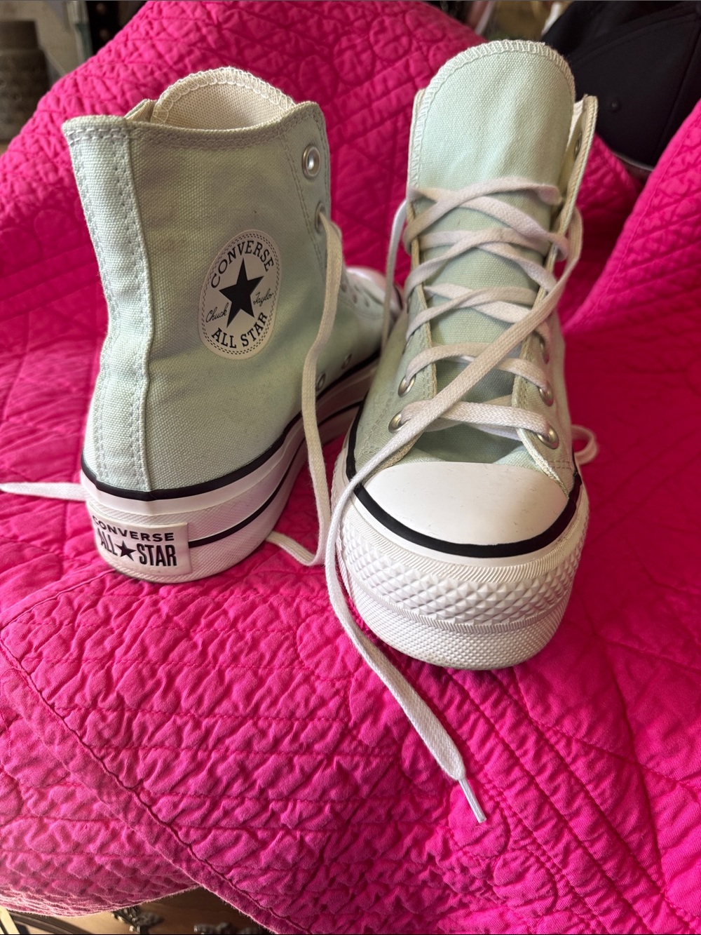 Converse Light Mint Green